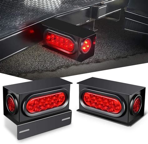 trailer tail light housing box